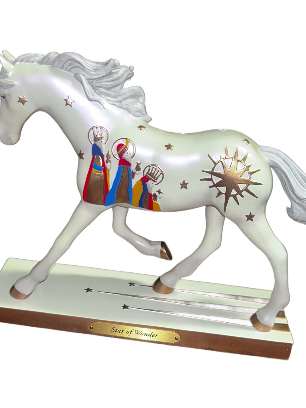 The Trail Of Painted Ponies “Star Of Wonder” ~ 3 Wise Men ~ White Horse ~ New
